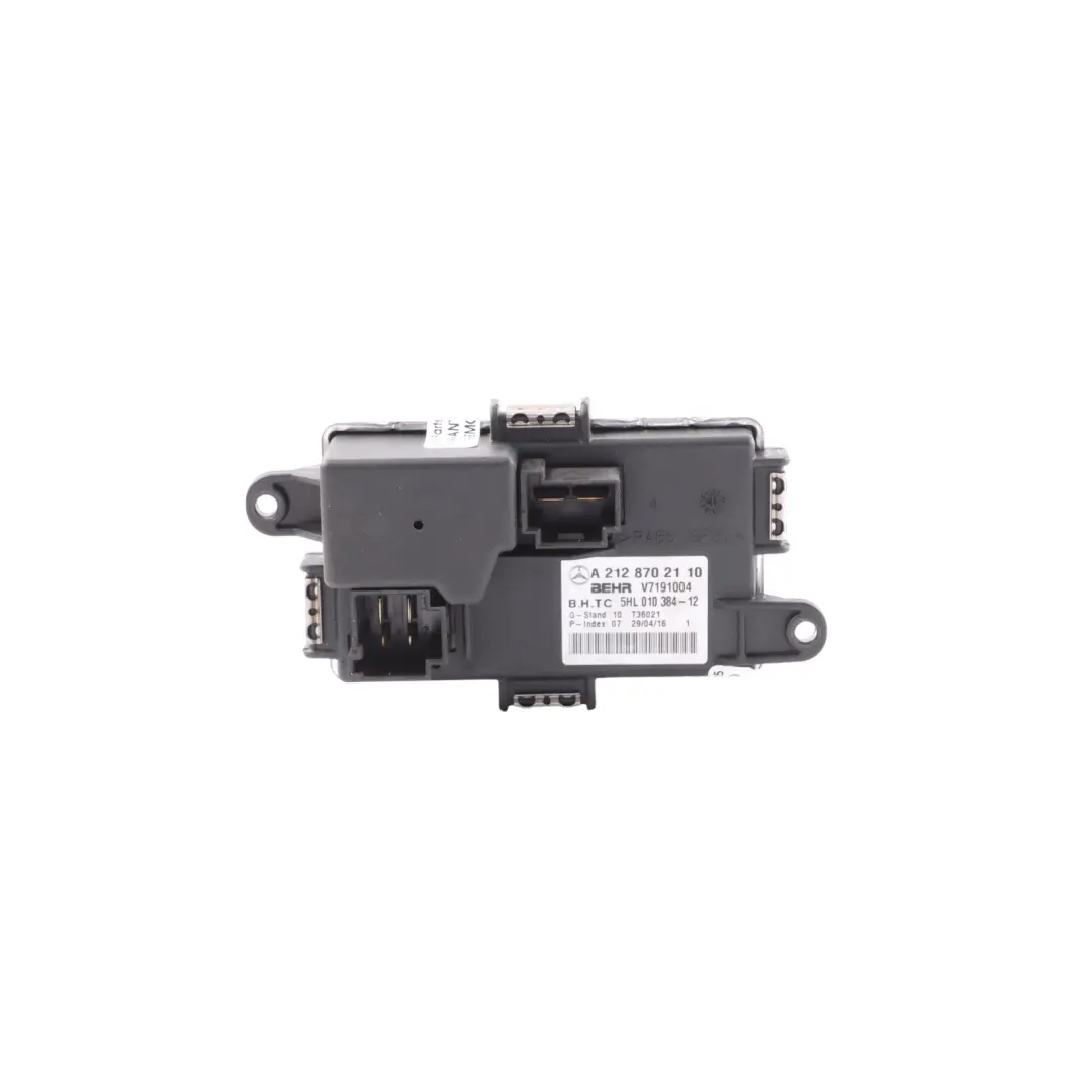  Heater Blower Motor Mercedes W204 W207 W212 Resistor Regulator - SKU A2128702110 - Part number A2128702110