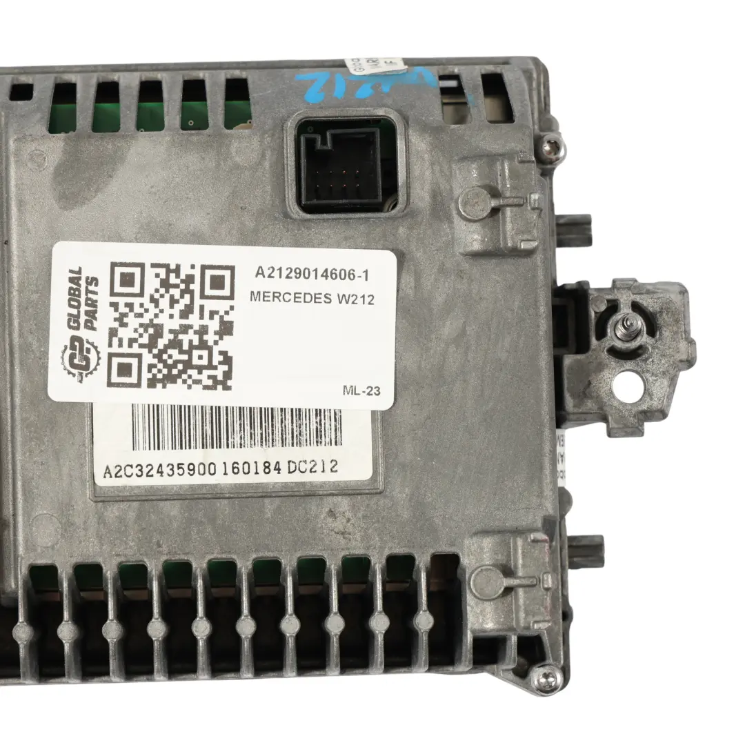 Display Schermo Informazioni Navigazione Cruscotto per Mercedes W212 con numero di parte A2129014606 Mercedes W212 Display Schermo Informazioni Navigazione Cruscotto - SKU A2129014606-1 - Numero di parte A2129014606