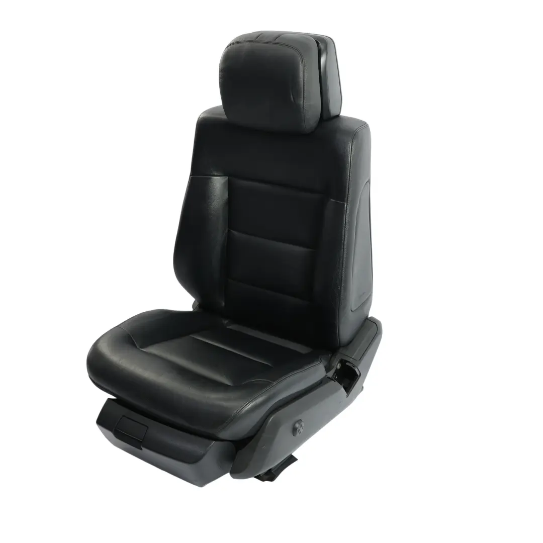 Mercedes W212 Front Seat Heated Electric Display Screen Left N/S Leather Black - SKU A2129106147-1 - Part number A2129106147