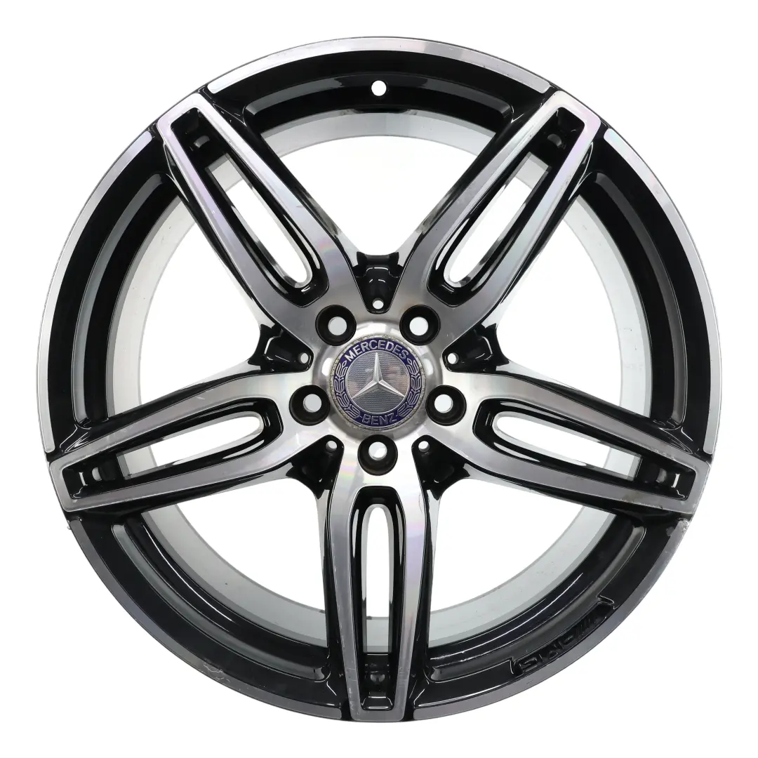 Rim Alloy 19" ET:49 9J to Mercedes W213 C238 AMG Rear Wheel with Part number A2134012100 Mercedes W213 C238 AMG Rear Wheel Rim Alloy 19" ET:49 9J - SKU A2134012100-6 - Part number A2134012100