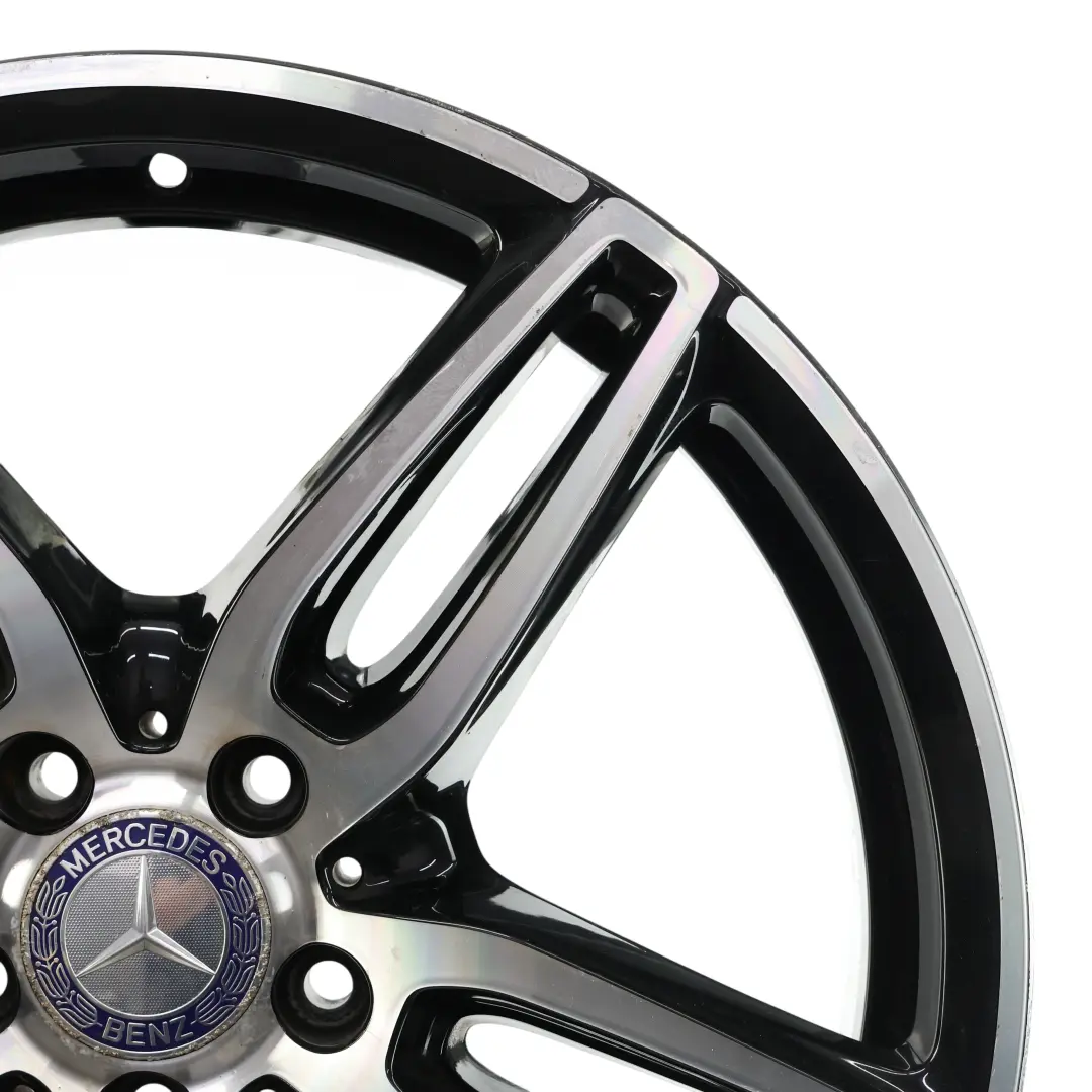 Rim Alloy 19" ET:49 9J to Mercedes W213 C238 AMG Rear Wheel with Part number A2134012100 Mercedes W213 C238 AMG Rear Wheel Rim Alloy 19" ET:49 9J - SKU A2134012100-6 - Part number A2134012100