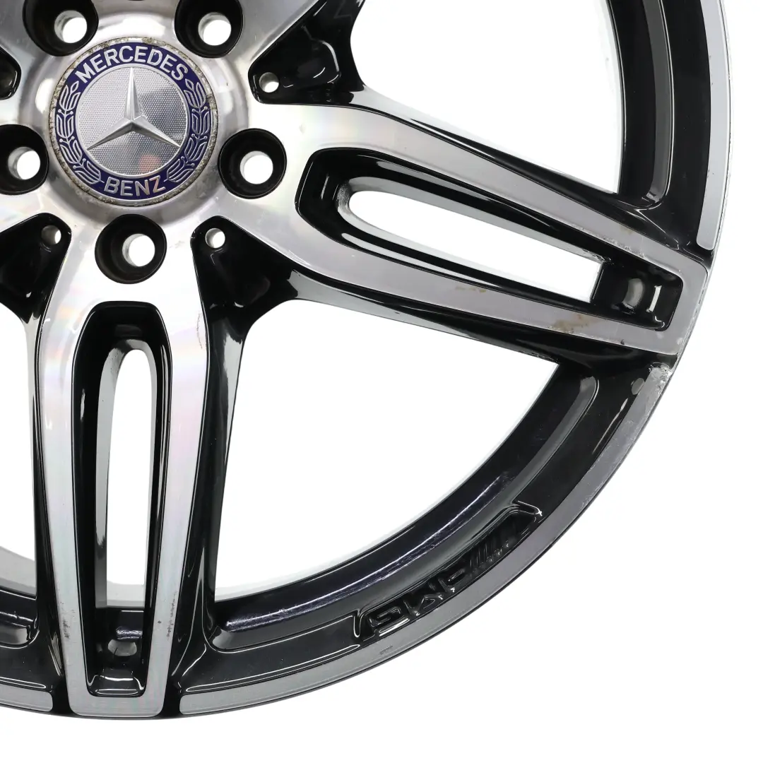 Rim Alloy 19" ET:49 9J to Mercedes W213 C238 AMG Rear Wheel with Part number A2134012100 Mercedes W213 C238 AMG Rear Wheel Rim Alloy 19" ET:49 9J - SKU A2134012100-6 - Part number A2134012100