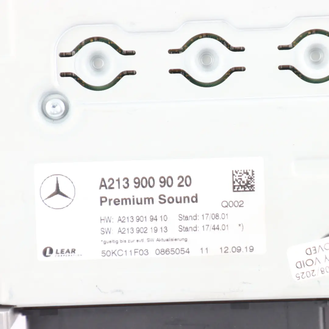 Mercedes A238 Control Unit Module Amplifier Premium Sound - SKU A2139009020-1 - Part number A2139009020