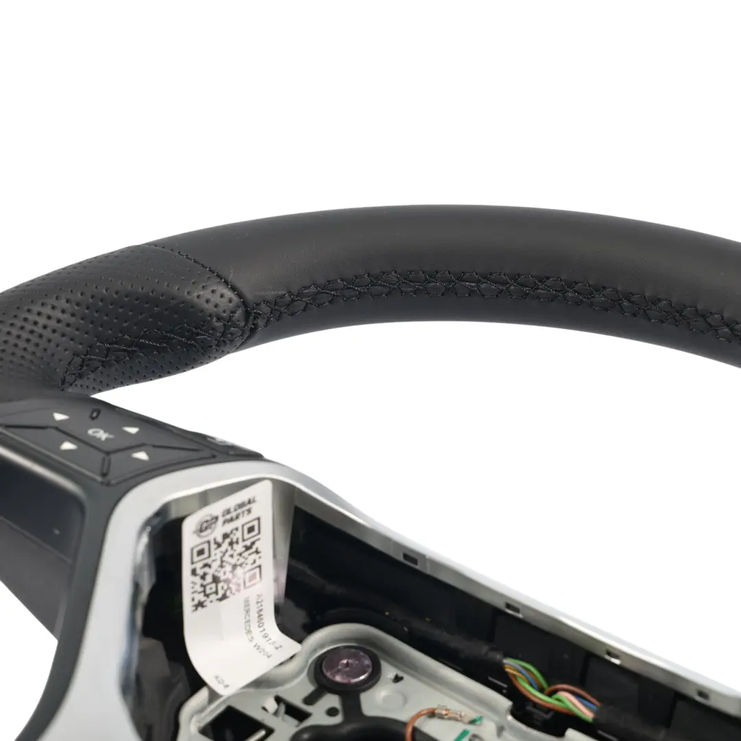 Mercedes W176 W204 W246 Steering Wheel NEW Black Leather Multifunction - SKU A2184601918-2 - Part number A2184601918