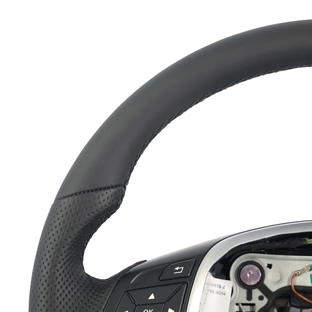 Mercedes W176 W204 W246 Volante NUEVO Cuero Negro Multifunción - SKU A2184601918-2 - Número de pieza A2184601918