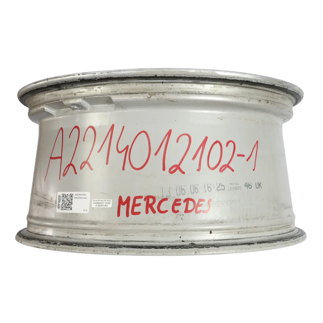 Mercedes W221 Jante En Alliage Argenté 18" 8,5J ET:43 5 Branches - SKU A2214012102-1 - Numéro de pièce A2214012102