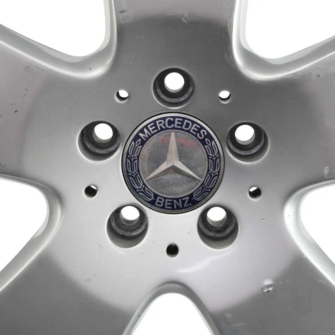 Mercedes W221 Jante En Alliage Argenté 18" 8,5J ET:43 5 Branches - SKU A2214012102-1 - Numéro de pièce A2214012102