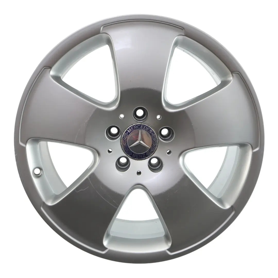 Mercedes W221 Silver Wheel Alloy Rim 18" 8,5J ET:43 5-Spoke - SKU A2214012102-2 - Part number A2214012102