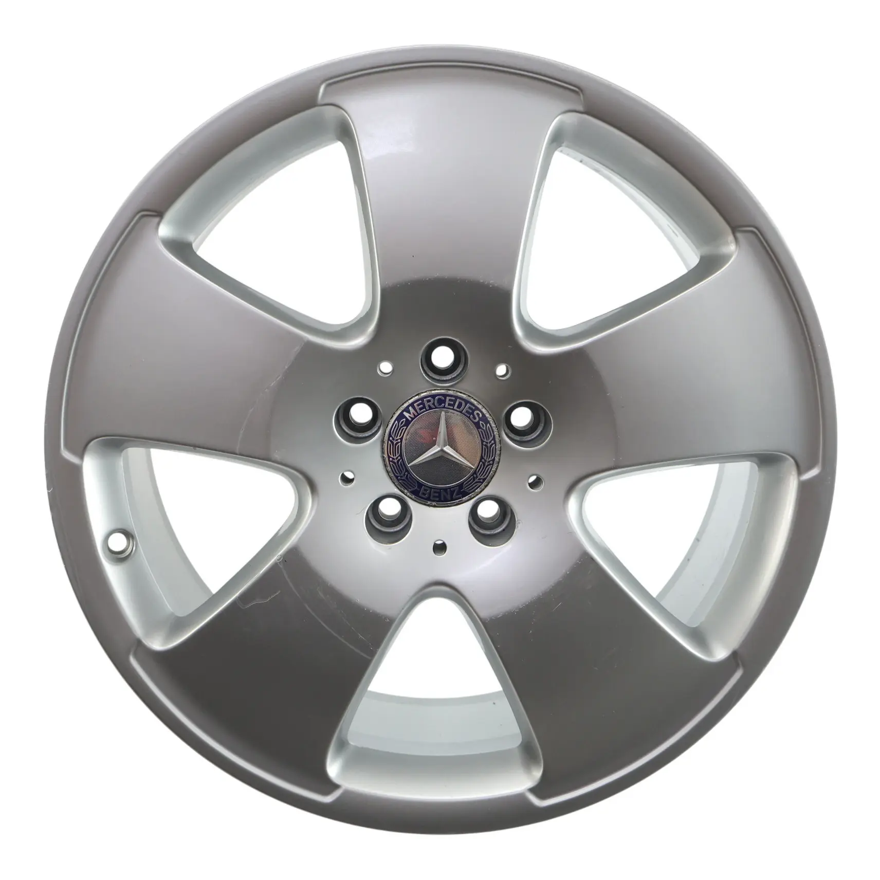 Mercedes W221 Silver Wheel Alloy Rim 18" 8,5J ET:43 5-Spoke A2214012102