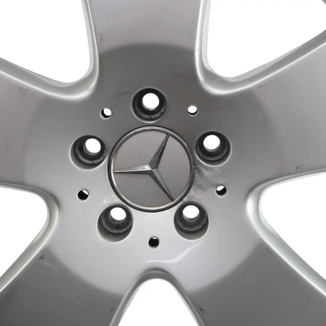 Mercedes W221 Silver Wheel Alloy Rim 18" 8,5J ET:43 5-Spoke - SKU A2214012102-3 - Part number A2214012102