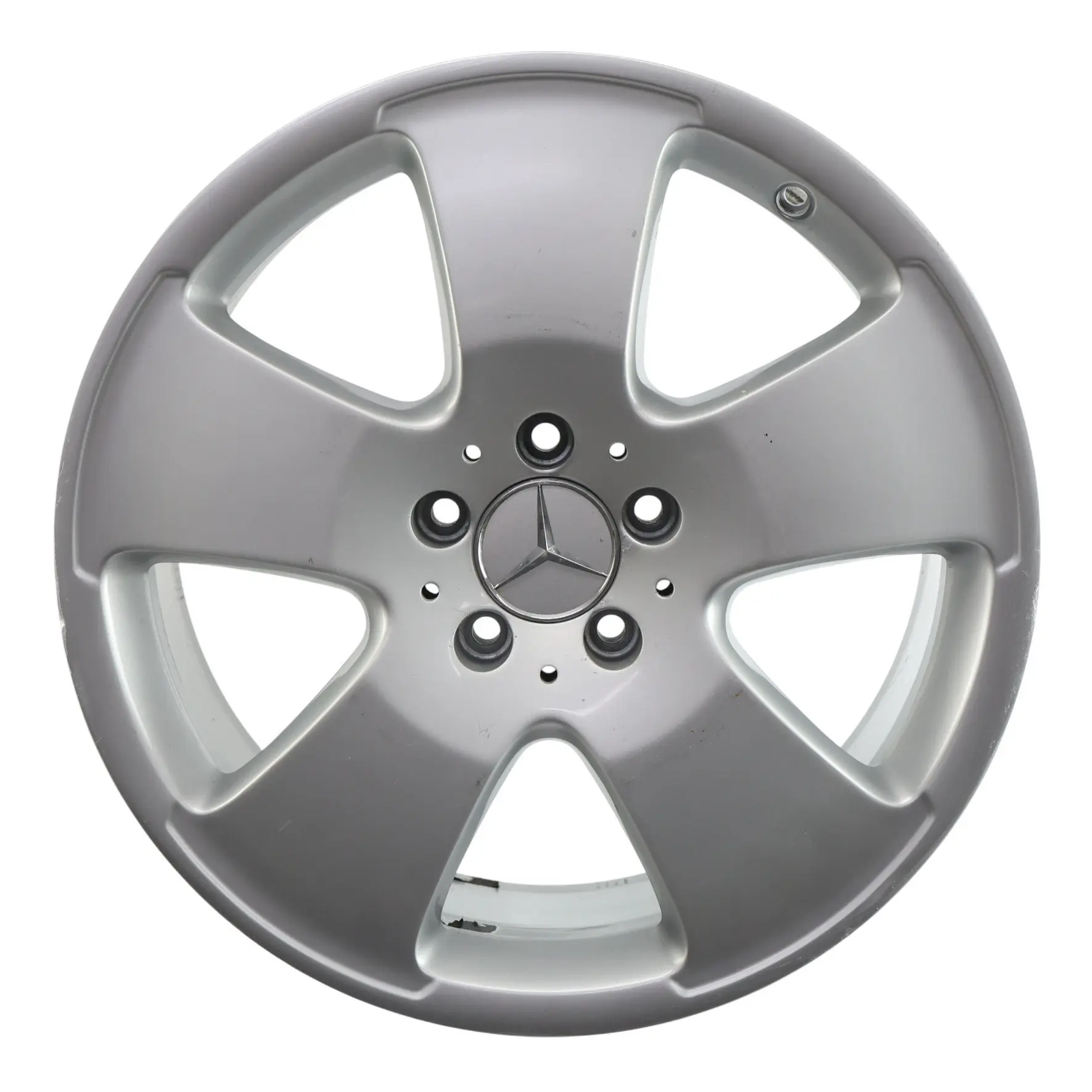 Mercedes W221 Silver Wheel Alloy Rim 18" 8,5J ET:43 5-Spoke A2214012102