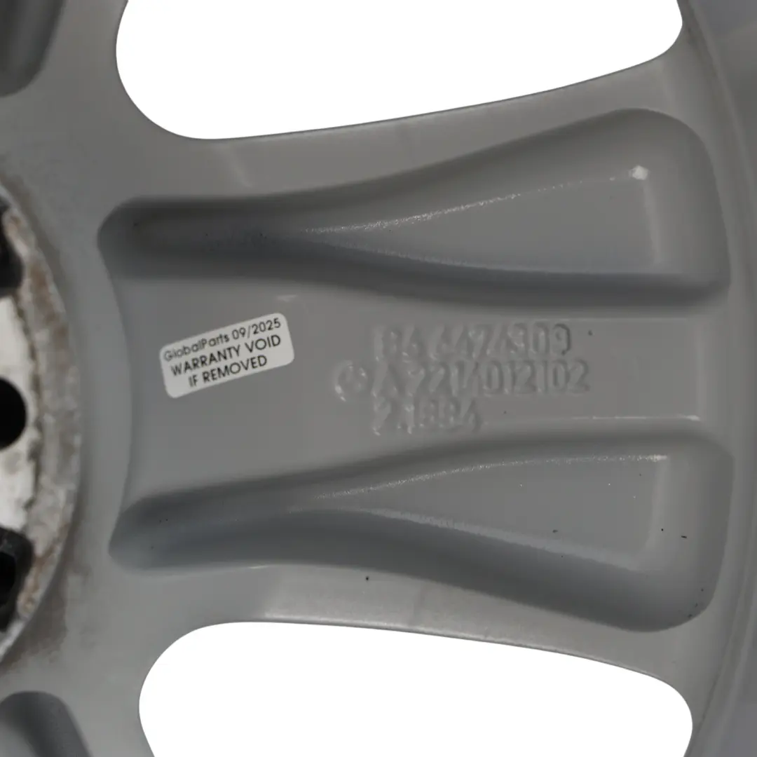 Mercedes W221 Silver Wheel Alloy Rim 18" 8,5J ET:43 5-Spoke - SKU A2214012102-4 - Part number A2214012102