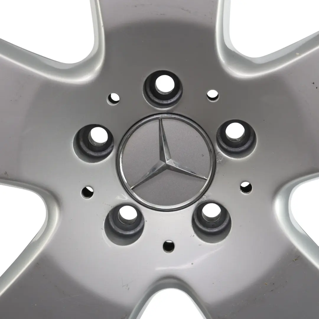 Mercedes W221 Silver Wheel Alloy Rim 18" 8,5J ET:43 5-Spoke - SKU A2214012102-4 - Part number A2214012102