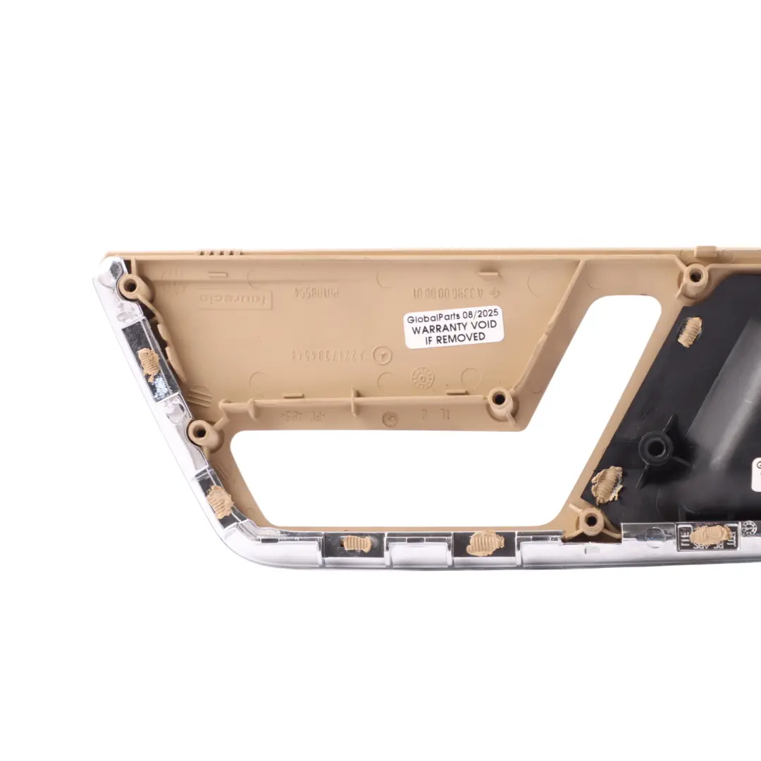 Mercedes W221 Rear Door Card Handle Cover Interior Trim Left N/S - SKU A2217304548-1 - Part number A2217304548