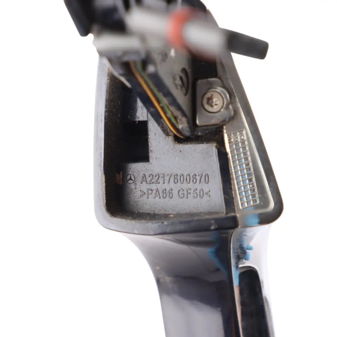  Door Handle Mercedes W221 Rear Right O/S Keyless Go Tanzanite Blue - 359 - SKU A2217600670-TB - Part number A2217600670