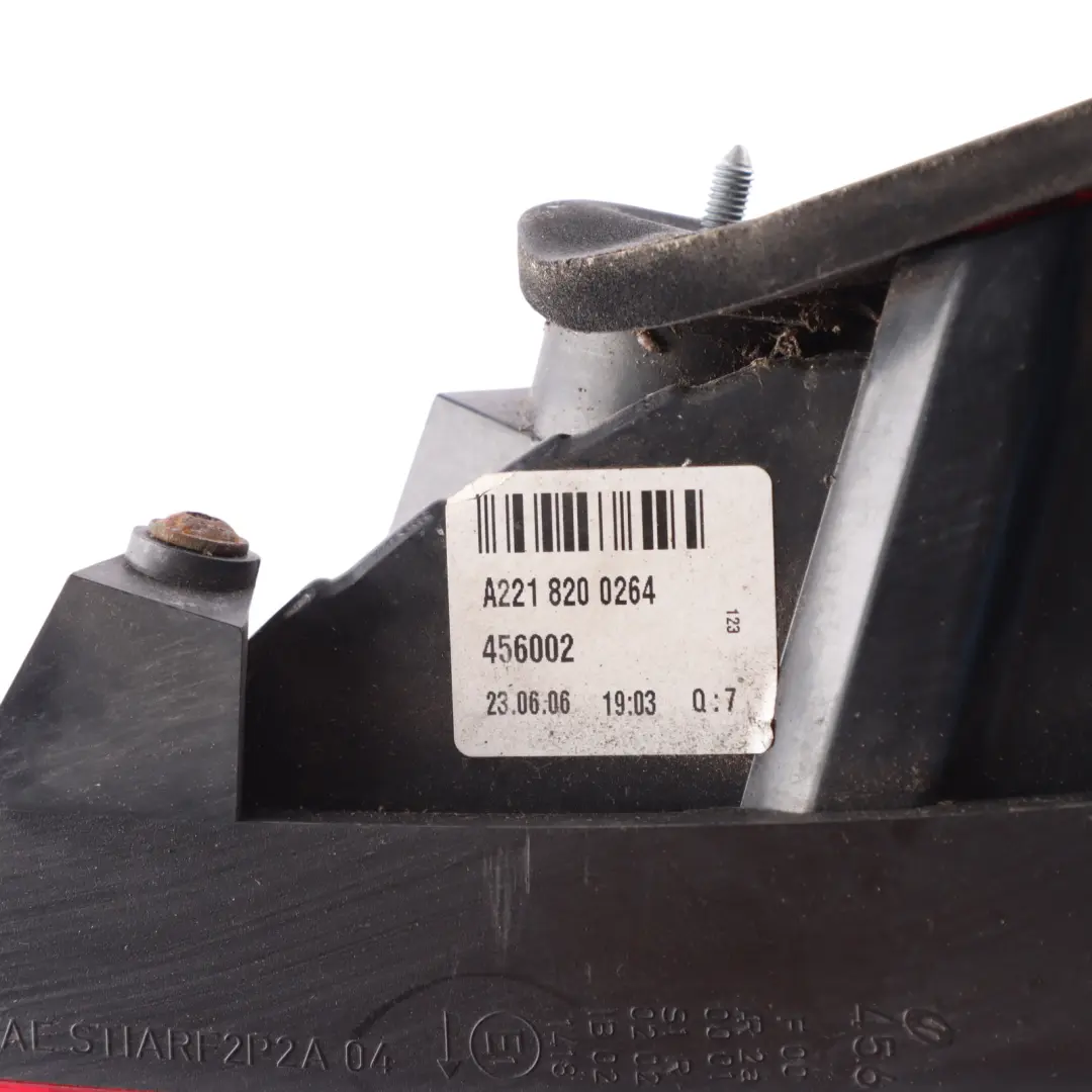 Lamp Rear Right O/S Tail Light Tanzanite Blue - 359 A2218200264 to Mercedes W221 with Part number A2218200266 Mercedes W221 Lamp Rear Right O/S Tail Light Tanzanite Blue - 359 A2218200264 - SKU A2218200266-TB - Part number A2218200266