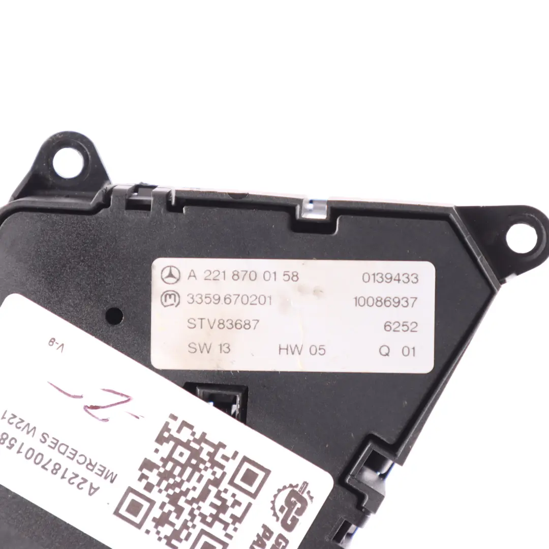 Heating Switch Adjustment Right O/S to Mercedes W221 Rear Seat with Part number A2218700158 Mercedes W221 Rear Seat Heating Switch Adjustment Right O/S - SKU A2218700158 - Part number A2218700158