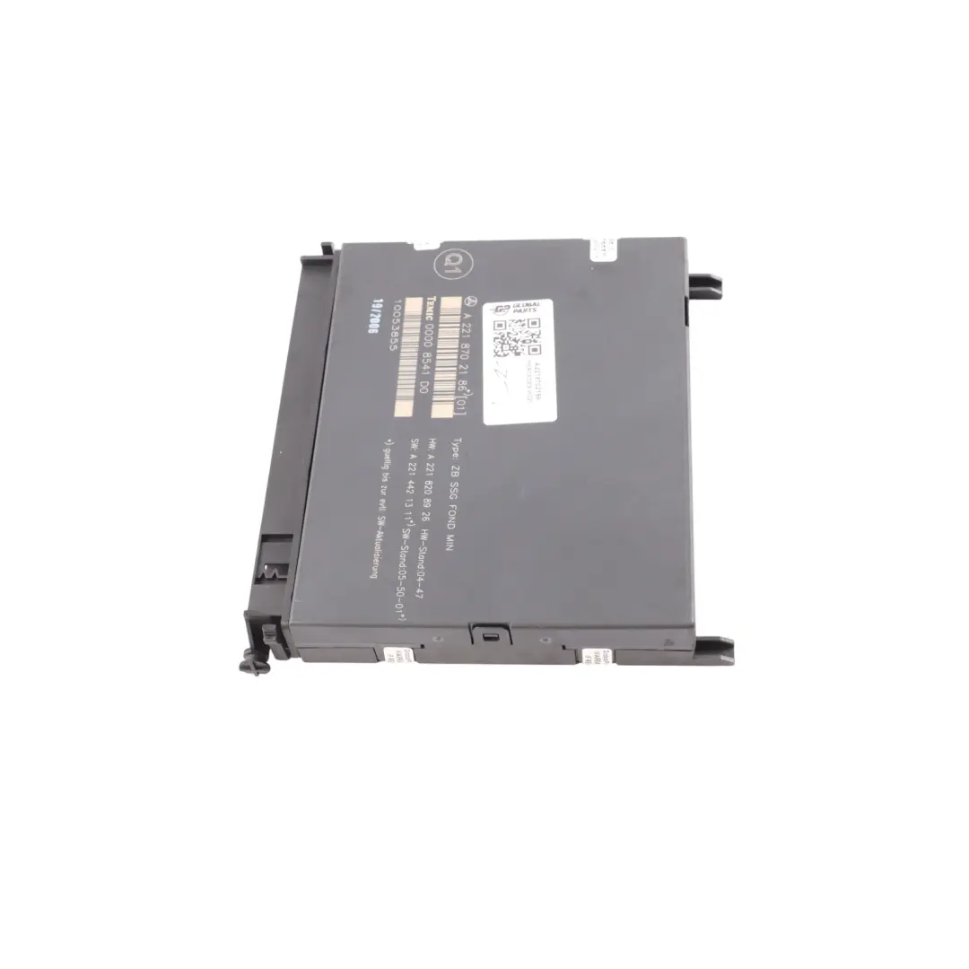 Mercedes W221 Rear Seat Heating Control Module Unit SSG - SKU A2218702186 - Part number A2218702186