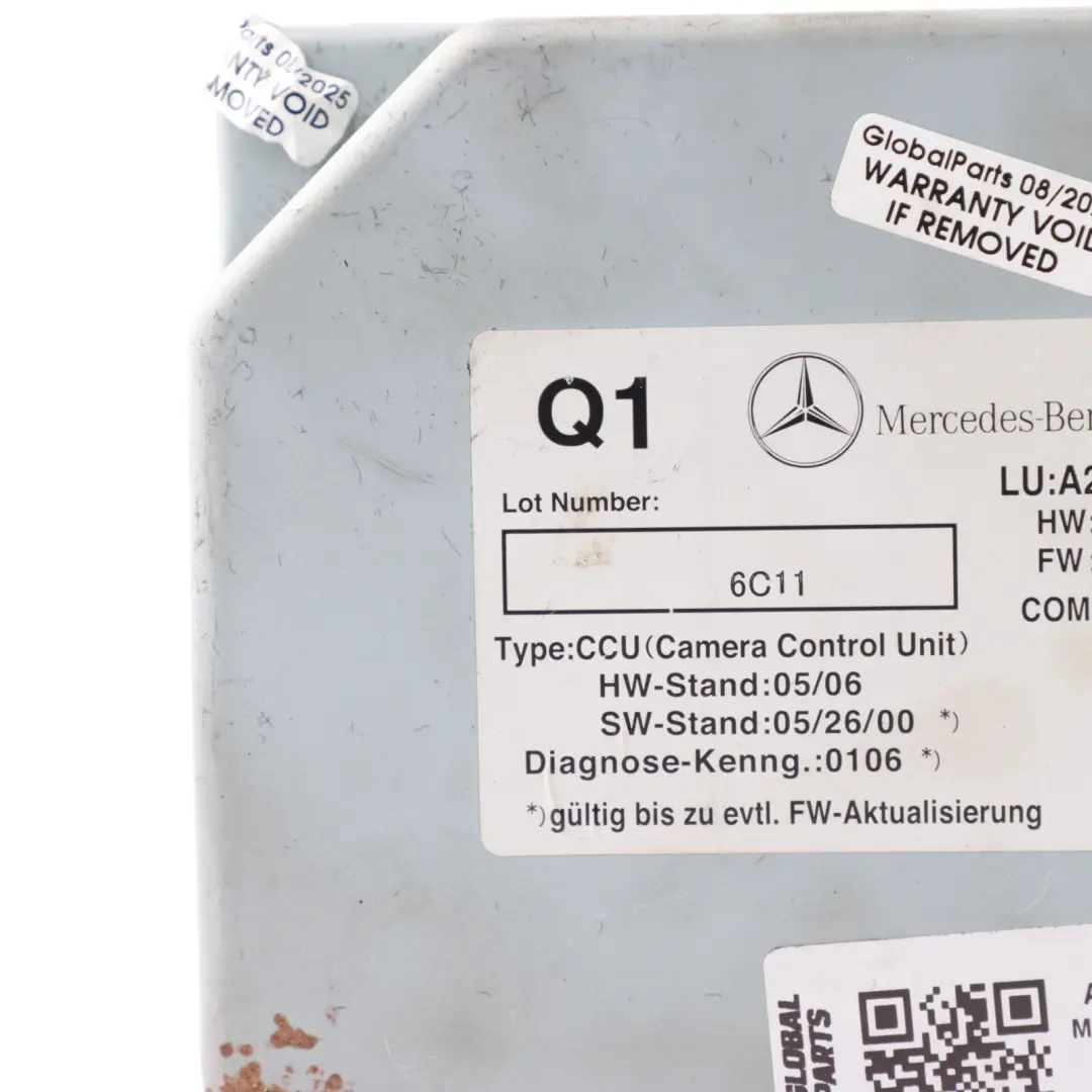 Mercedes W221 Rear View Backup Camera Control Unit Module - SKU A2218708485 - Part number A2218708485