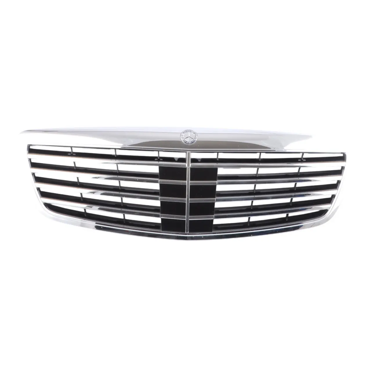 Mercedes W221 Front Haube Kühler Grill Stoß Stange Abdeckung Chrom A2218800083