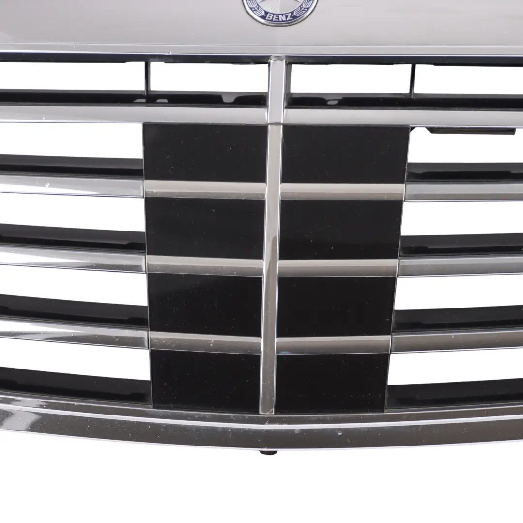 Front Hood Bonnet Radiator Grille Beam Silver Chrome to Mercedes W221 with Part number A2218800283 Mercedes W221 Front Hood Bonnet Radiator Grille Beam Silver Chrome - SKU A2218800283 - Part number A2218800283