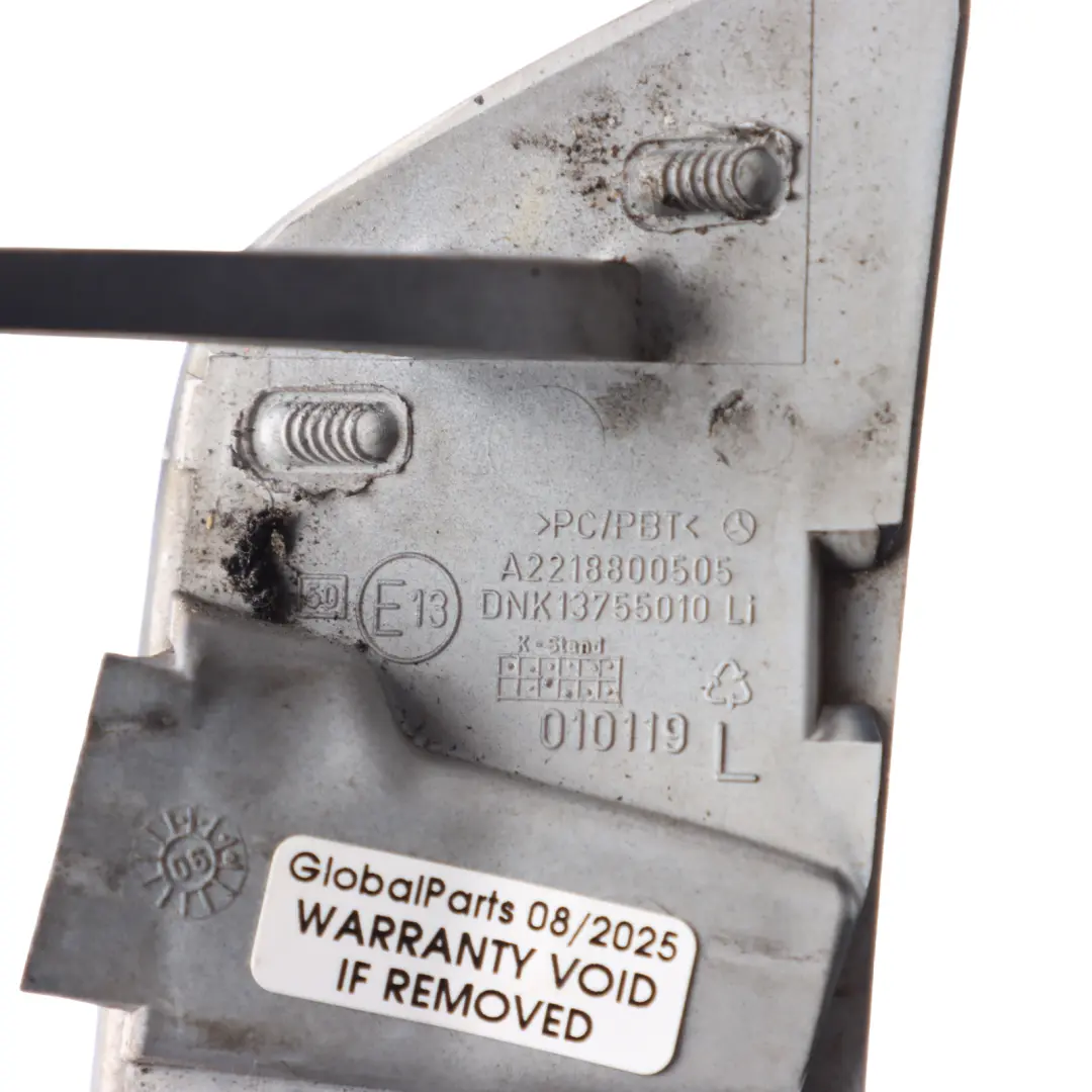 Headlight Washer Cover Cap Left N/S Tanzanite Blue 359 to Mercedes W221 with Part number A2218800505 Mercedes W221 Headlight Washer Cover Cap Left N/S Tanzanite Blue 359 - SKU A2218800505-TB - Part number A2218800505