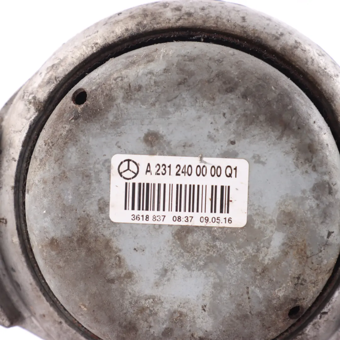 Mount Support Holder Carrier Bracket to Mercedes R231 Engine with Part number A2312400000 Mercedes R231 Engine Mount Support Holder Carrier Bracket - SKU A2312400000 - Part number A2312400000
