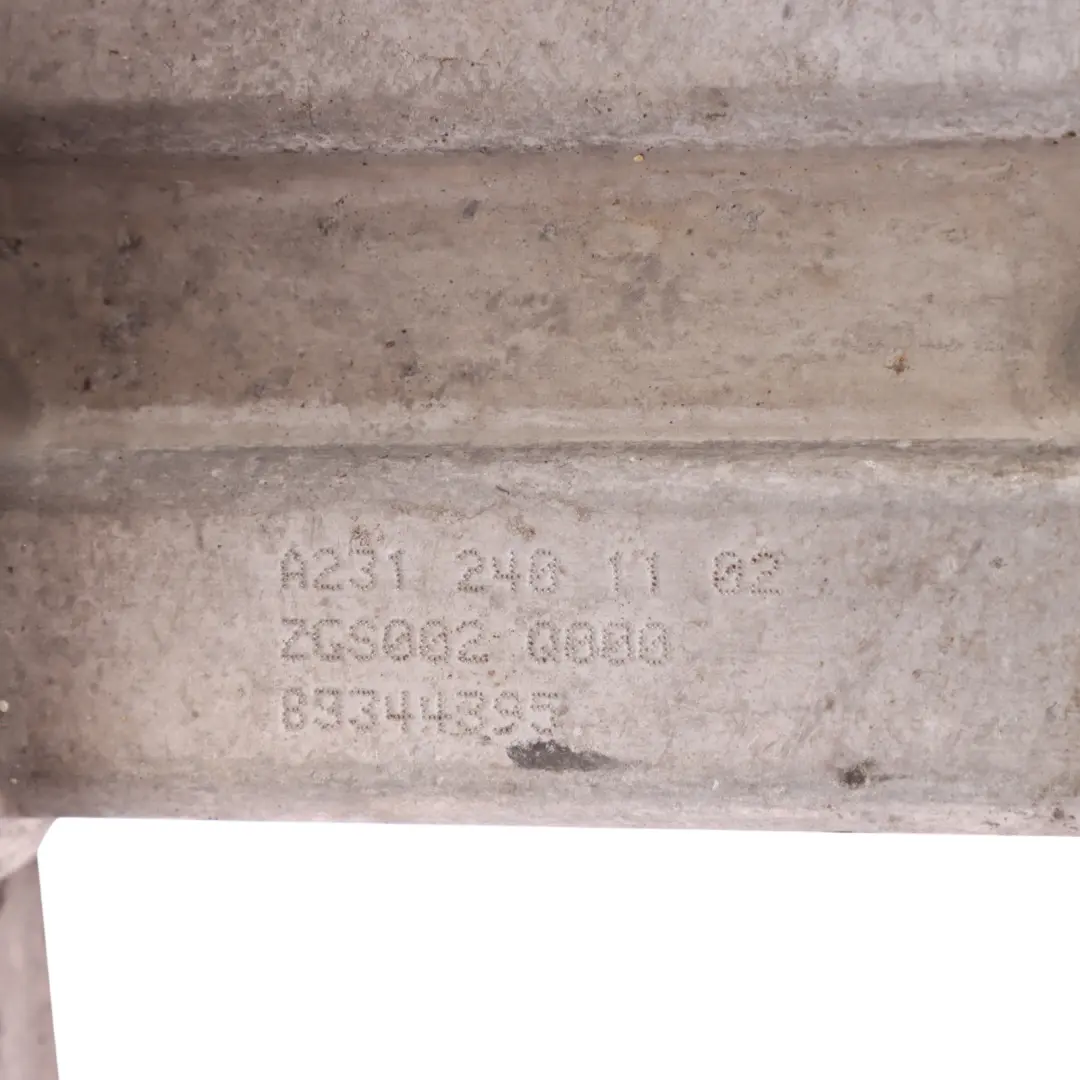 Gearbox Mount Support Holder Carrier Bracket to Mercedes R231 with Part number A2312401102 Mercedes R231 Gearbox Mount Support Holder Carrier Bracket - SKU A2312401102 - Part number A2312401102