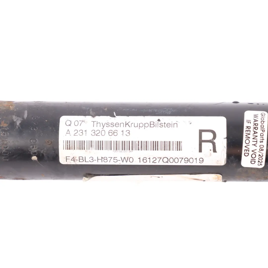 Strut Suspension Shock Absorber Front Right O/S to Mercedes R231 Spring with Part number A2313206613 Mercedes R231 Spring Strut Suspension Shock Absorber Front Right O/S - SKU A2313206613 - Part number A2313206613