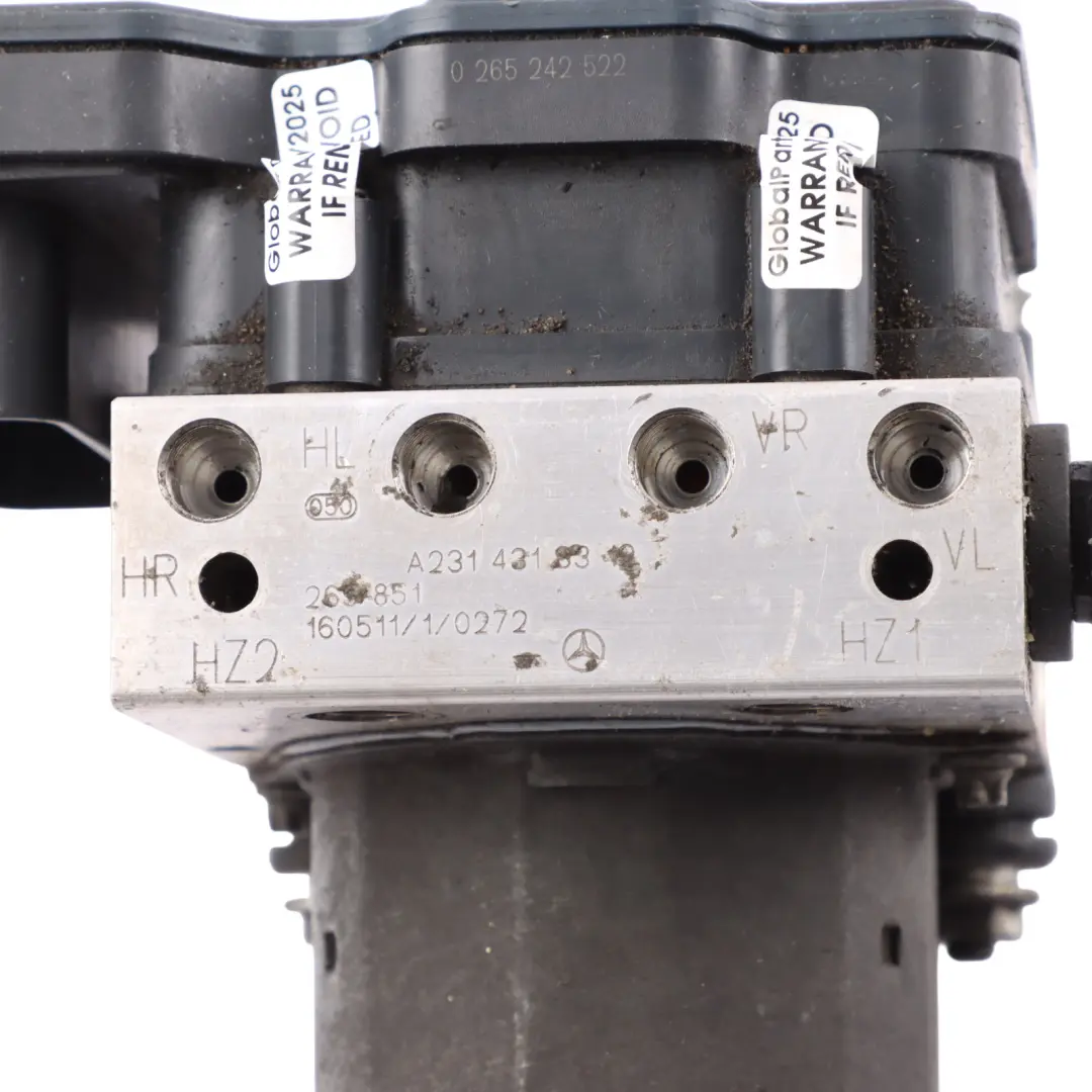 ABS Hydraulic Brake Pump Unit to Mercedes SLK R231 with Part number A2314313312 Mercedes SLK R231 ABS Hydraulic Brake Pump Unit - SKU A2314313312 - Part number A2314313312