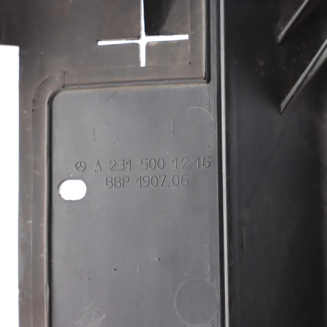 Radiator Air Duct Cover Bracket Mount to Mercedes R231 with Part number A2315001216 Mercedes R231 Radiator Air Duct Cover Bracket Mount - SKU A2315001216 - Part number A2315001216