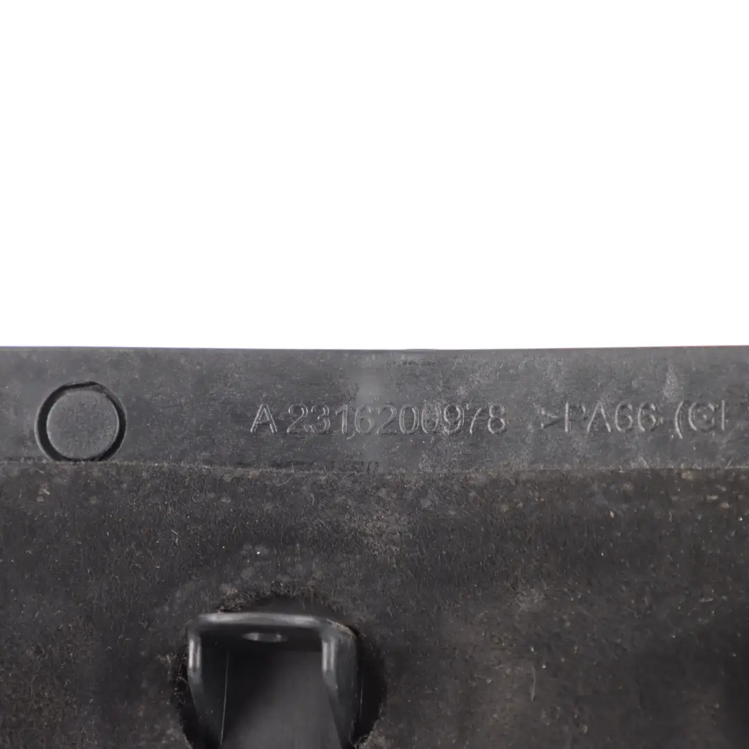 Bay Bulkhead Wall Cover Panel to Mercedes R231 Engine with Part number A2316200978 Mercedes R231 Engine Bay Bulkhead Wall Cover Panel - SKU A2316200978 - Part number A2316200978