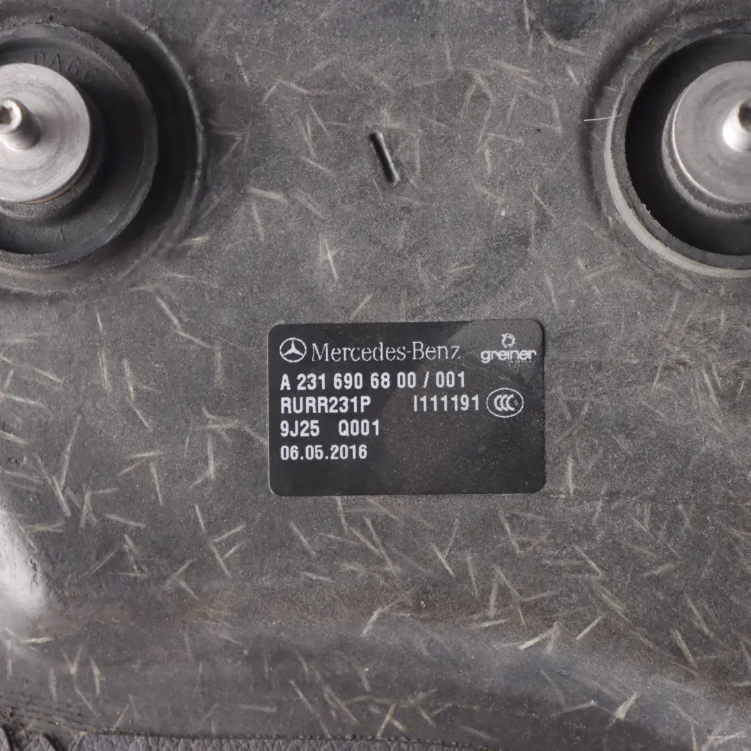 Mercedes R231 Rear Parcel Shelft Trunk Cover Panel Trim Right O/S - SKU A2316906800 - Part number A2316906800