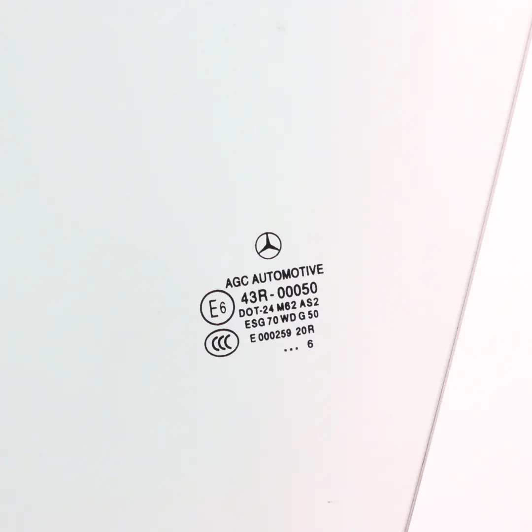 Mercedes R231 Front Window Glass Green AS2 Left N/S - SKU A2317250110 - Part number A2317250110