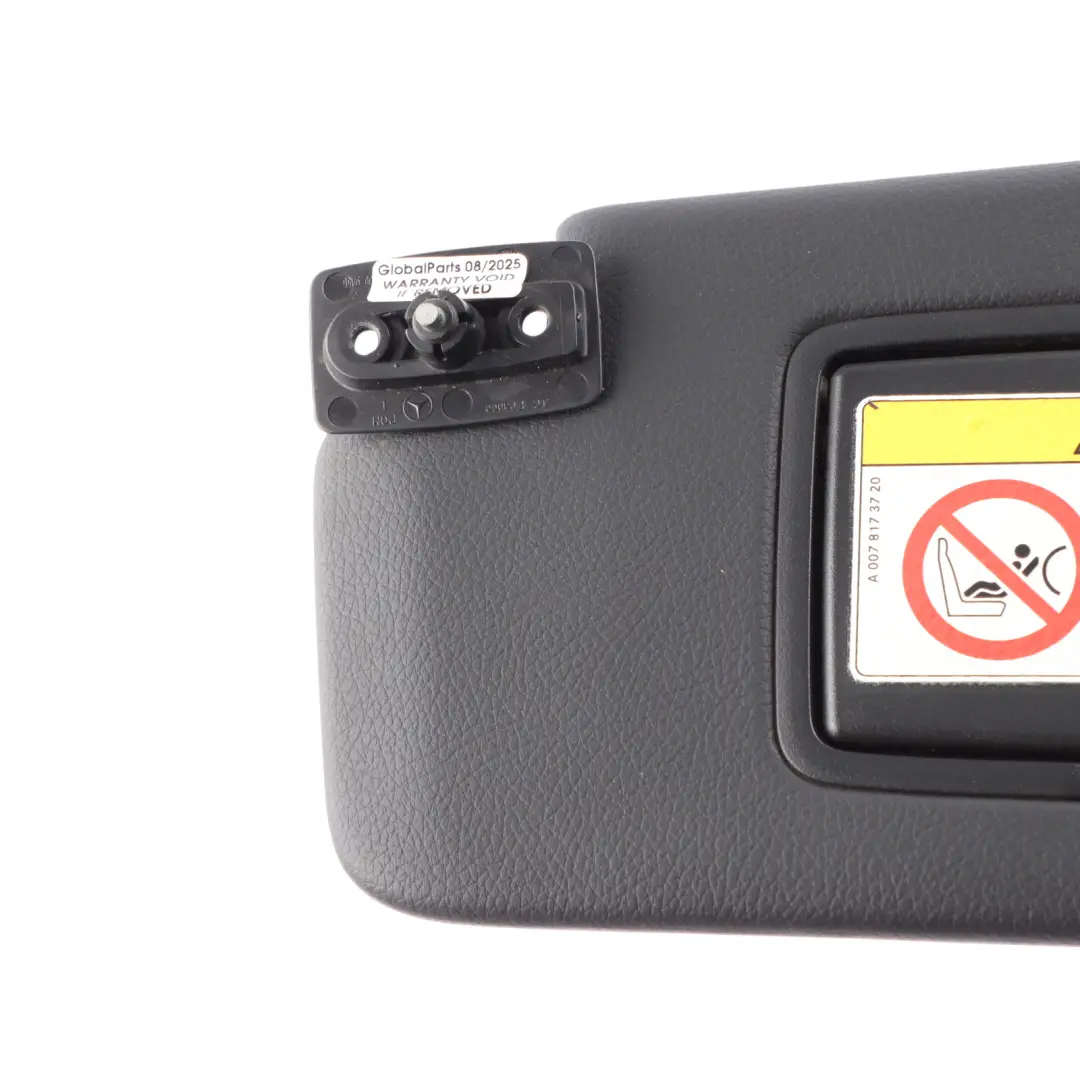 Sun Visor Left N/S Shade Mirror Black to Mercedes SL R231 Roadster with Part number A2318100310 Mercedes SL R231 Roadster Sun Visor Left N/S Shade Mirror Black - SKU A2318100310-1 - Part number A2318100310