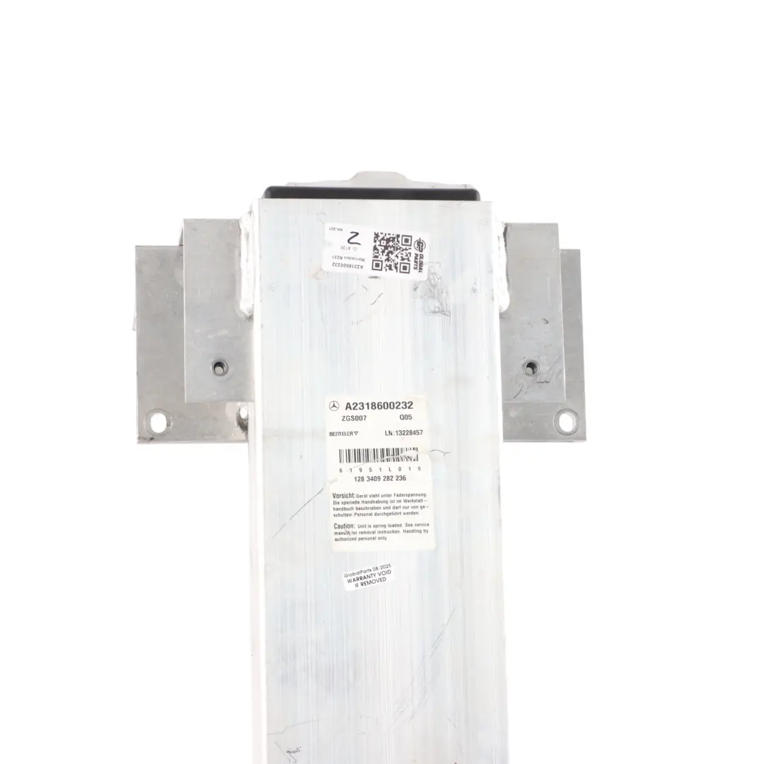 Roof Roll Over Bar Support Right O/S to Mercedes R231 with Part number A2318600232 Mercedes R231 Roof Roll Over Bar Support Right O/S - SKU A2318600232 - Part number A2318600232