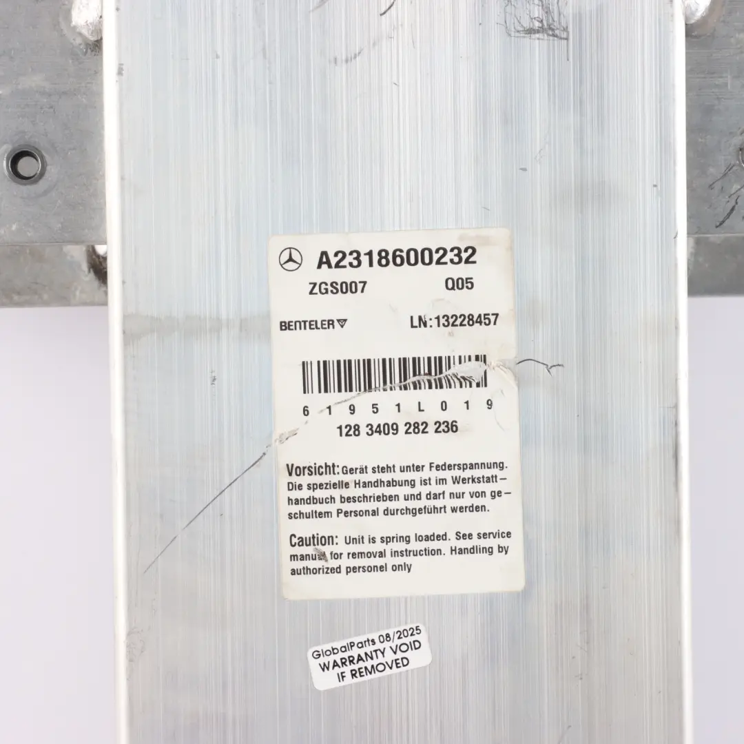 Mercedes R231 Roof Roll Over Bar Support Right O/S - SKU A2318600232 - Part number A2318600232