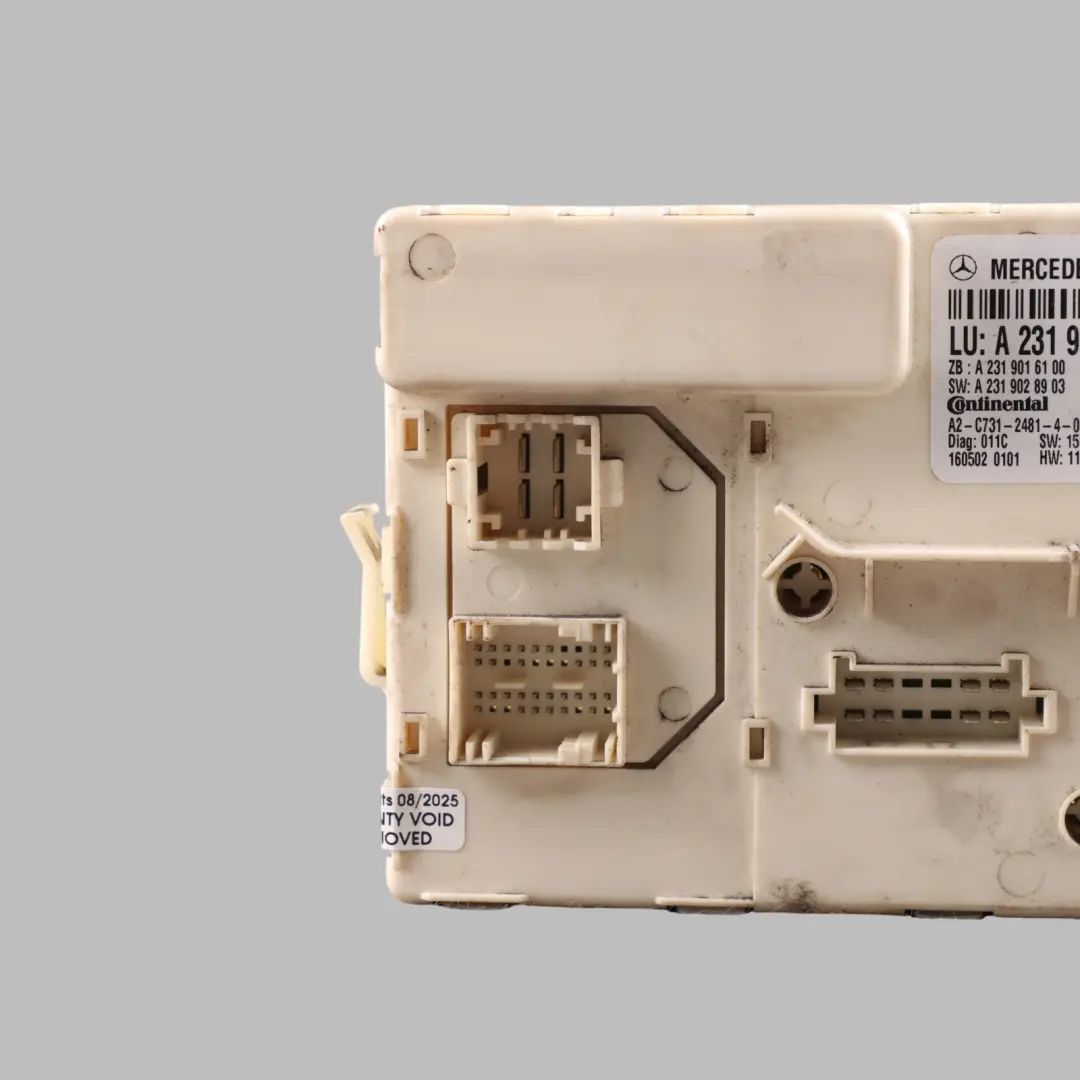 Folding Roof Module Control Unit ECU to Mercedes SL R231 Vario with Part number A2319000208 Mercedes SL R231 Vario Folding Roof Module Control Unit ECU - SKU A2319000208 - Part number A2319000208