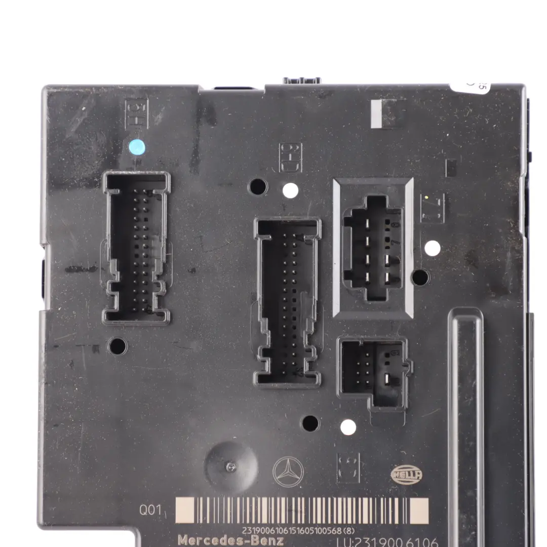 Sam Control Module Fuse Box Unit to Mercedes R231 with Part number A2319006106 Mercedes R231 Sam Control Module Fuse Box Unit - SKU A2319006106 - Part number A2319006106
