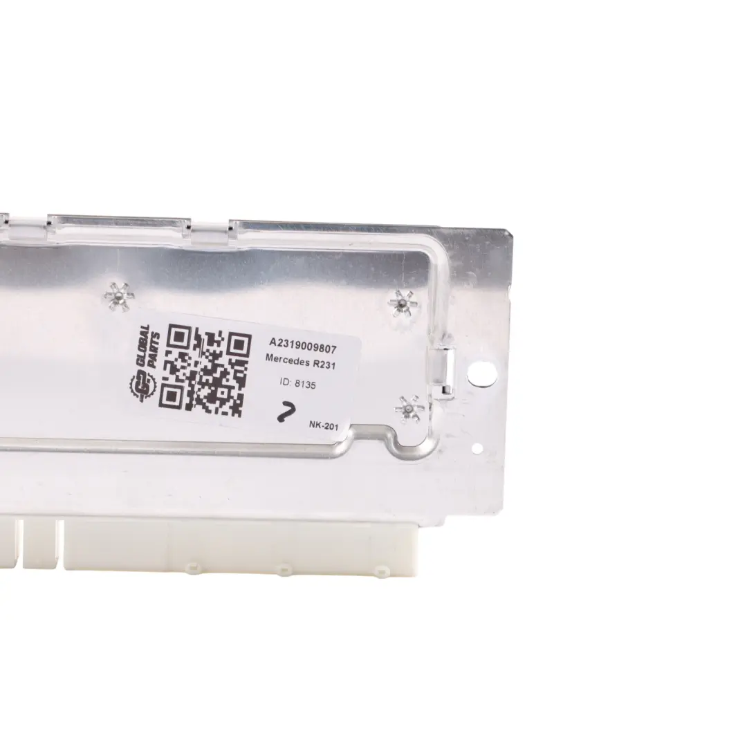 Airmatic Air Suspension Control Unit Module ECU to Mercedes R231 with Part number A2319009807 Mercedes R231 Airmatic Air Suspension Control Unit Module ECU - SKU A2319009807 - Part number A2319009807