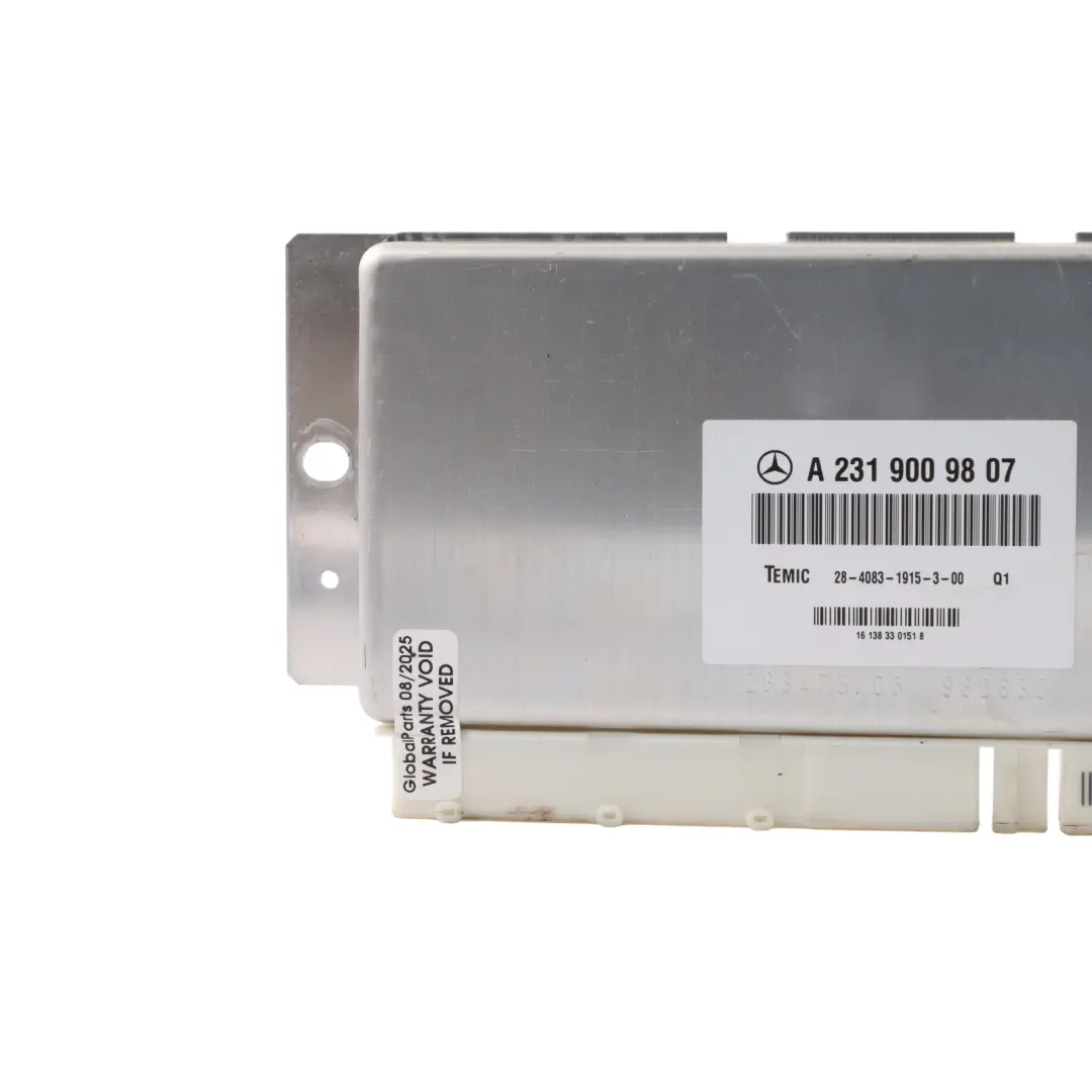 Mercedes R231 Airmatic Air Suspension Control Unit Module ECU - SKU A2319009807 - Part number A2319009807