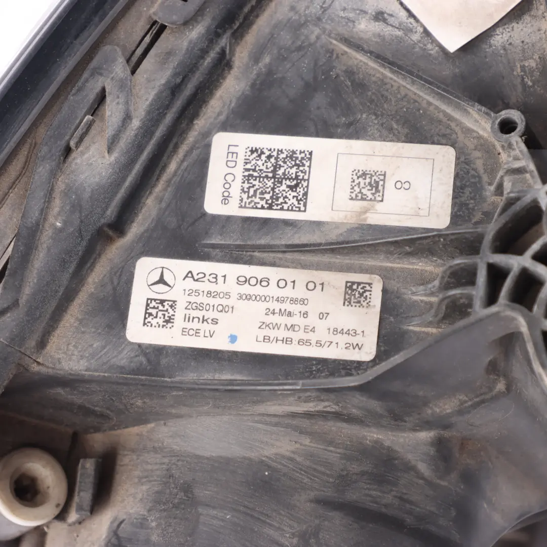 Headlight Headlamp Lamp LED Front Left N/S to Mercedes SL R231 with Part number A2319060101 Mercedes SL R231 Headlight Headlamp Lamp LED Front Left N/S - SKU RHD-A2319060101 - Part number A2319060101