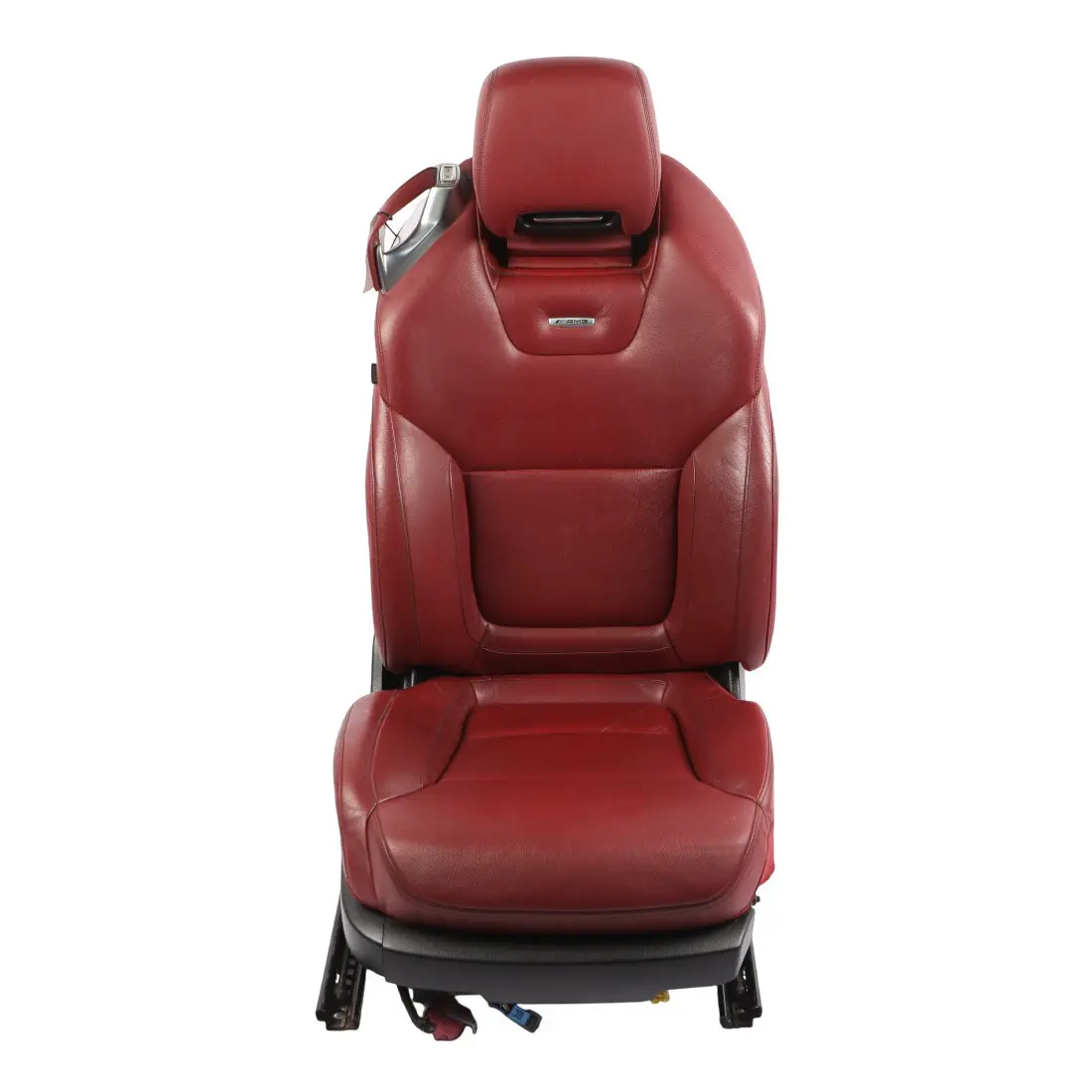 Mercedes SL R231 AMG Front Right O/S Seat Interior Heated Red Leather