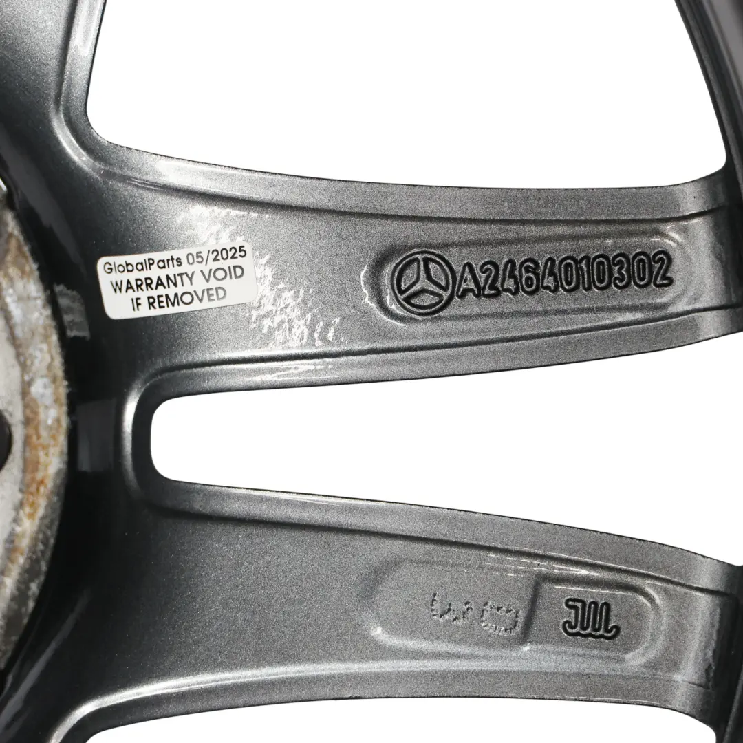 Mercedes W176 17" Felga Aluminiowa ET:52.5 7.5J - SKU A2464010302-3 - Numer Części A2464010302