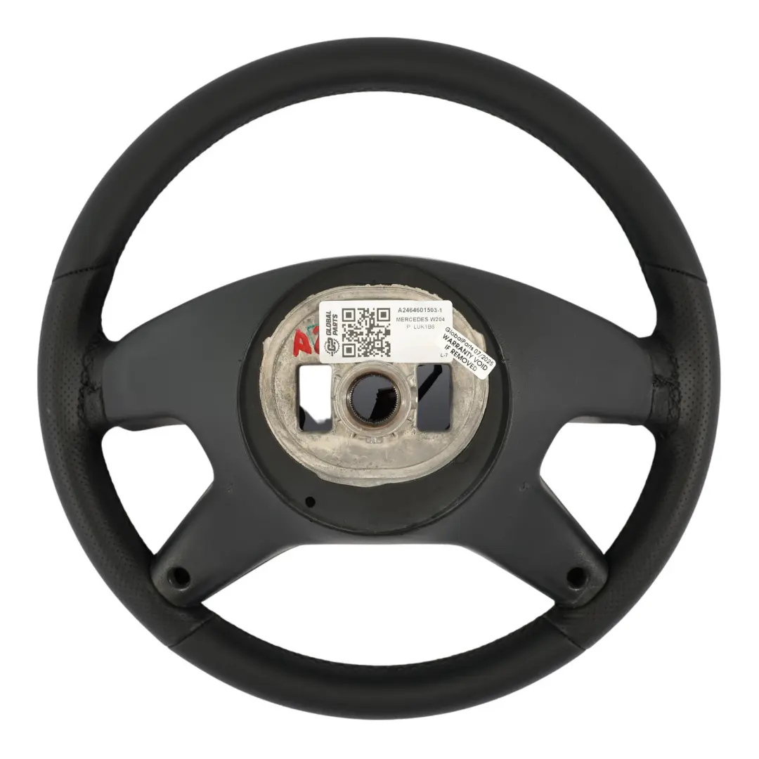 Mercedes W204 NEW Black Leather Steering Wheel Multifunction - SKU A2464601503-1 - Part number A2464601503