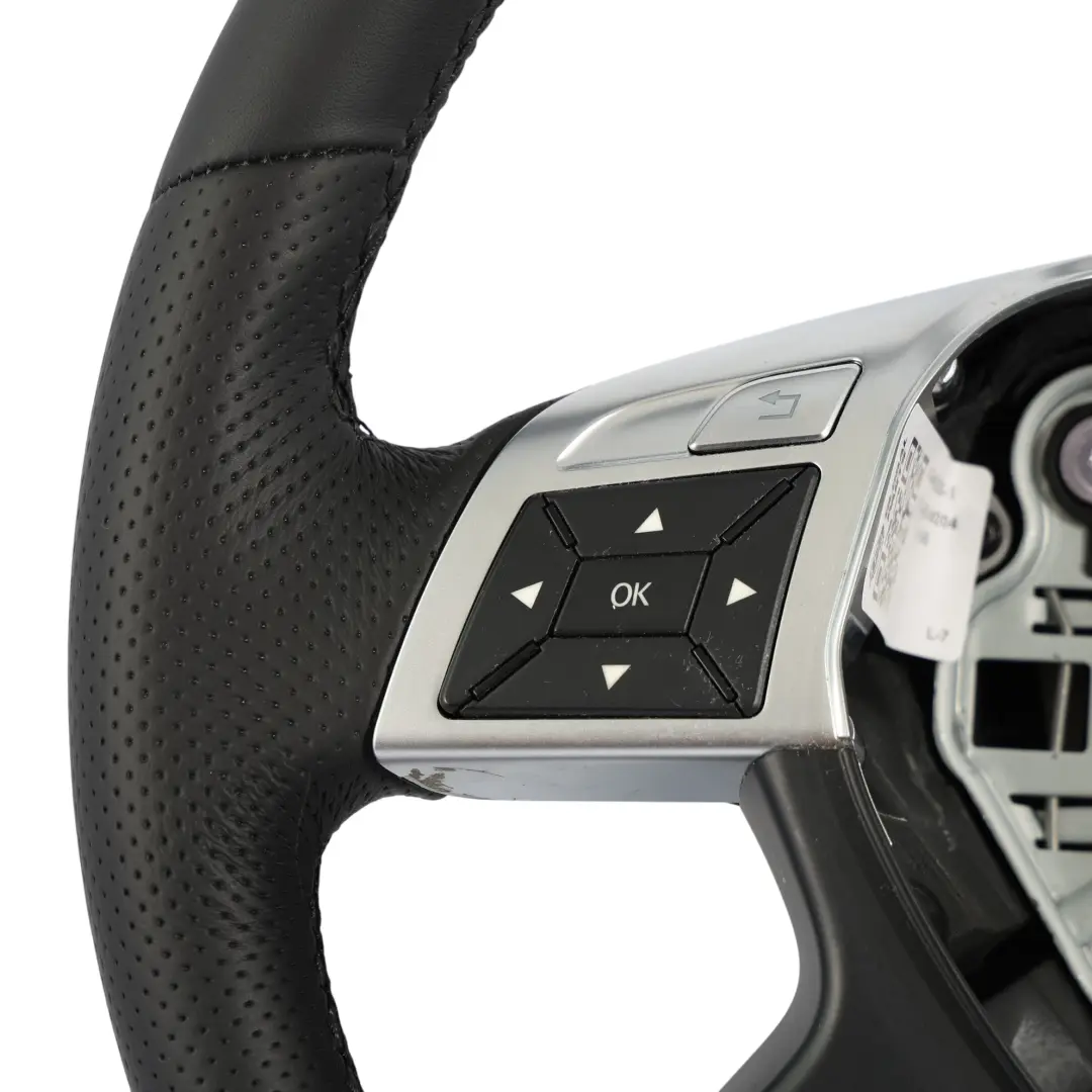 Mercedes W204 NEW Black Leather Steering Wheel Multifunction - SKU A2464601503-1 - Part number A2464601503