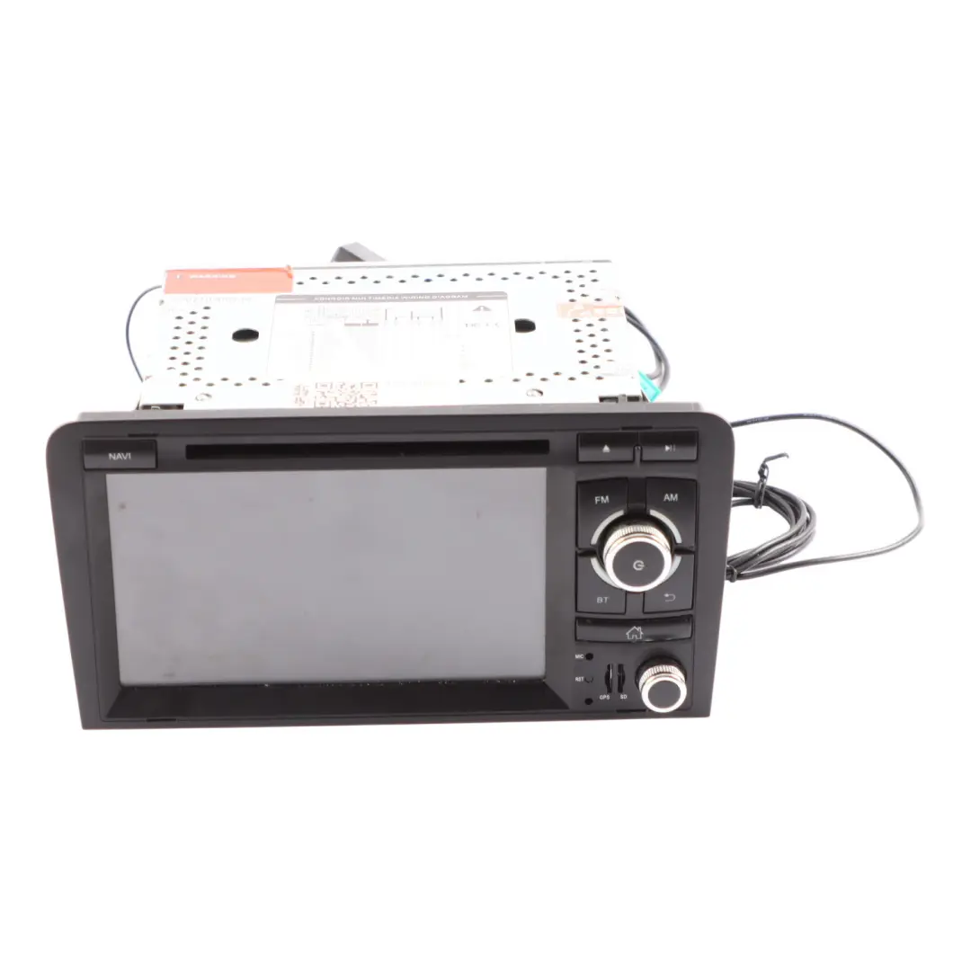 Audi A3 8P A4 B7 Head Unit 7" Navigation Sat Nav Radio Audio Android DAB+ 2-DIN - SKU A3-8P-ANDROID - Part number A3-8P-ANDROID
