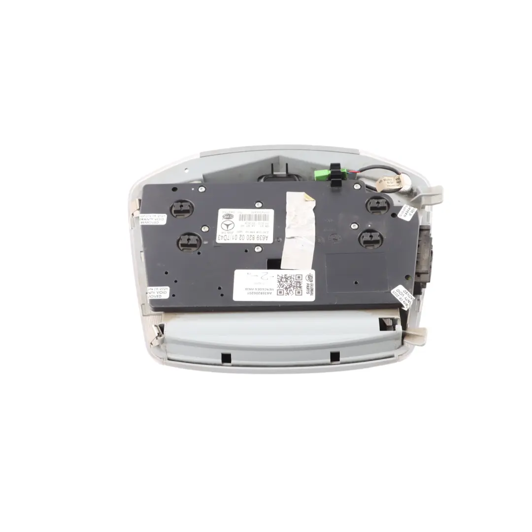 Mercedes W639 Interior Roof Light Lamp Headliner Grey - SKU A6398200201 - Part number A6398200201