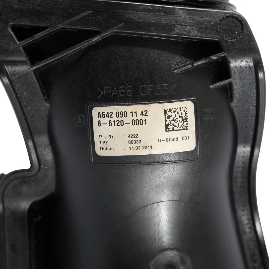 OM642 Turbo Rohrleitung Luftströmung Massemesser für Mercedes W212 W221 mit Teilenummer A6420901642 Mercedes W212 W221 OM642 Turbo Rohrleitung Luftströmung Massemesser - SKU A6420901642-5 - Teilenummer A6420901642