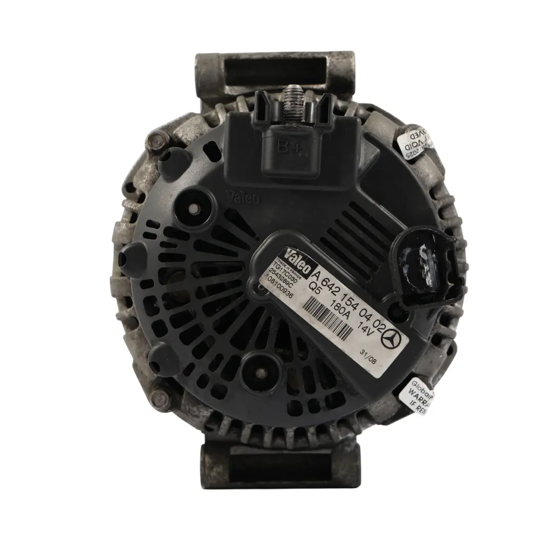 Mercedes W164 W204 W211 OM642 Alternator Generator - SKU A6421540402-1 - Teilenummer A6421540402